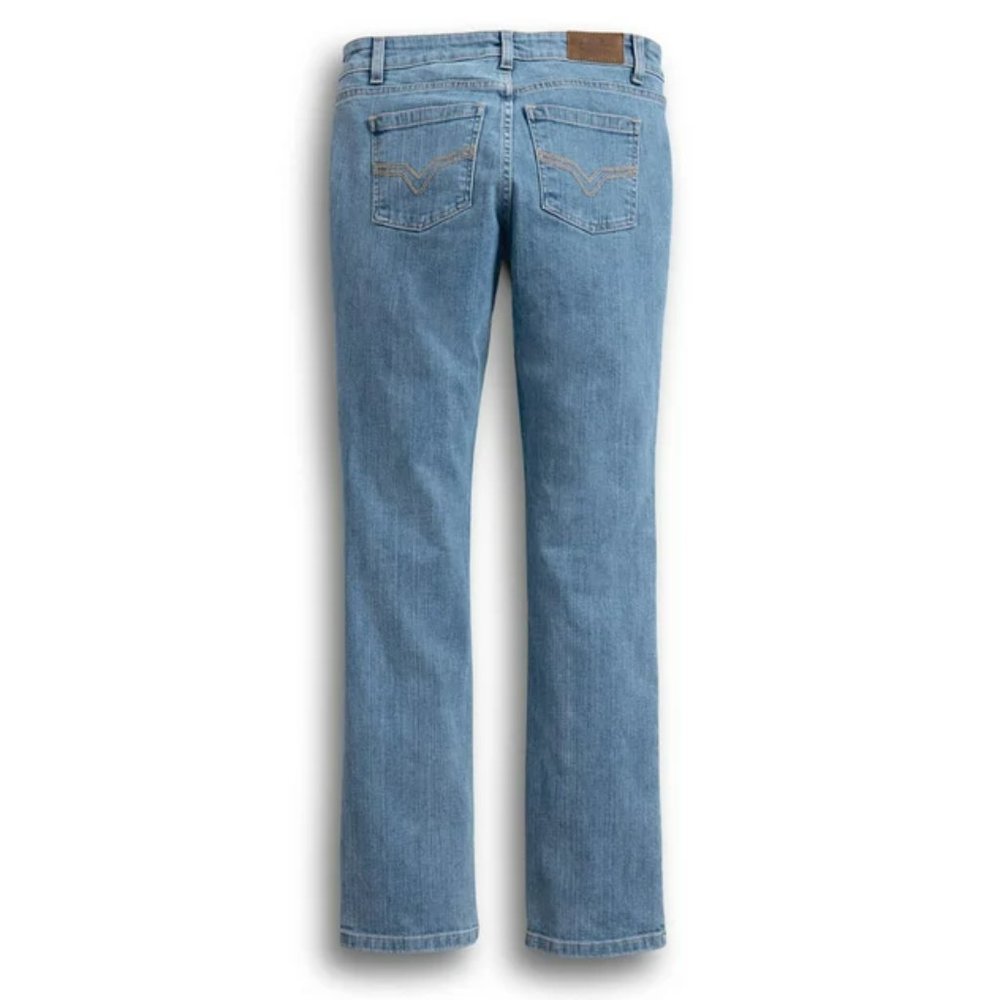 Harley Davidson- Women's Straight Leg Mid-Rise Jeans